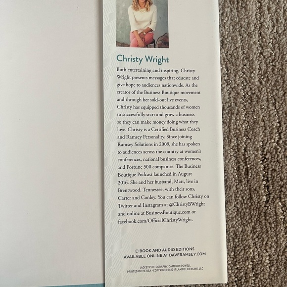 Business Boutique by Christy Wright - Hardcover Book - Picture 3 of 5